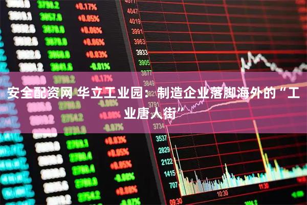 安全配资网 华立工业园：制造企业落脚海外的“工业唐人街”